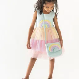 A Little Fable Round Neck Sleeveless Fable Empire Dress-image-72