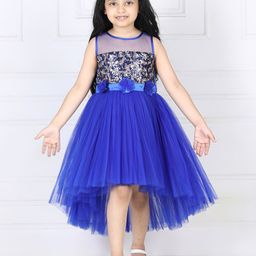 Toy Balloon kids Girls Embellished Net Dress-image-49