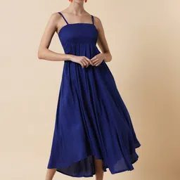 Meeranshi Blue Midi Dress-image-36