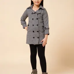 PICCOLO Girls Shirt Collar Woollen Dress-image-21
