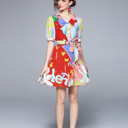JC Collection Women Multicoloured Printed Dress-image-59