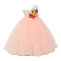 TINY MINY ME Peach-Coloured Dress-57