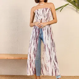 RARE Print Off-Shoulder Maxi Dress-image-17