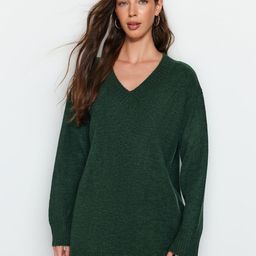 Trendyol V-Neck A-Line Mini Dress-picture-33