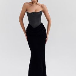 Bee Boe Velvet Maxi Dress-image-41