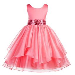 BAESD Girls Sleeveless Fit and Flare Opaque Party Dress-picture-39