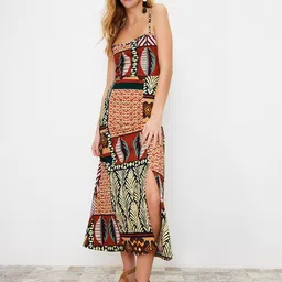 Trendyol Women Print Maxi Dress-image-15