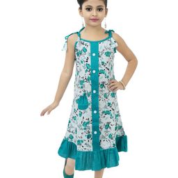 BAESD Girls Floral Print Maxi Dress-picture-49
