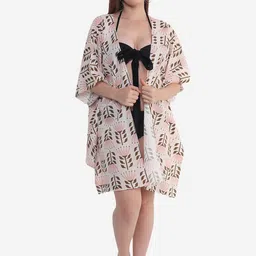 Beau Design Women Printed Cover Up Shrug-image-41