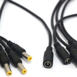 12V 5.5x2.1mm Male Female DC Power Socket Jack Connector Cable Plug Wire 5PAIR Electronic Components Electronic Hobby Kit-image-83