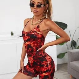 BAESD Abstract Printed Playsuit image 4