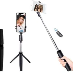 SANNO WORLD Bluetooth Selfie Stick with Wireless Remote And Extended Tripod Stand Bluetooth Selfie Stick-image-34