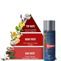 CFS Set of 2 Oudh & Cargo Deodorant Body Sprays - 200 ml Each image 4