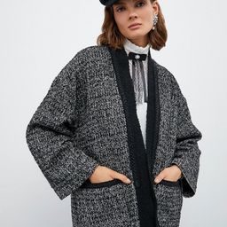 Koton Self Design Front Open Overcoat image 2