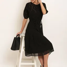 BAESD Self Design Tiered A-Line Midi Dress image 5