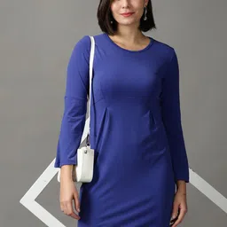 SHOWOFF Flared Sleeves Sheath Dress-image-13
