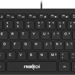Frontech Membrane Keys Wired Mini Keyboard | 78 Keys | USB Plug & Play | Ergonomic Design Wired USB Standard Desktop Keyboard Compatible with Desktop, Laptop, Mac stand support,KB-0041 Mini Keyboard | 78 Membrane Keys | USB Plug & Play | Ergonomic Design-20