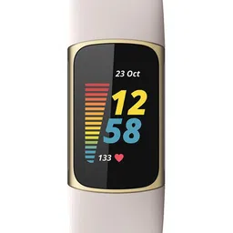 Fitbit White Charge 5 Built-in GPS Stress Management Sp02 & Sleep Monitor Fitness Band-43