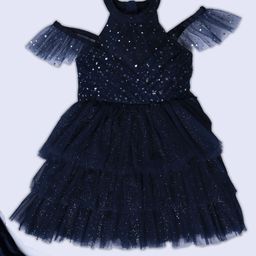 Gini and Jony Silk Cold Shoulder Sleeves Dress-picture-6