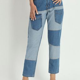 AngelFab Women Jean Relaxed Fit High-Rise Clean Look Cargo Style Jeans-image-85