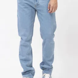 GUESS Men Cotton Slim Fit Low-Rise Cotton Jeans-image-72