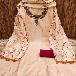 KALINI Embroidered Unstitched Dress Material-image-102