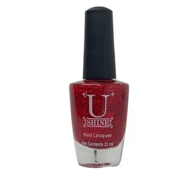 U Shine Long Lasting Nail Lacquer - 11ml - Kiss Me Red-53
