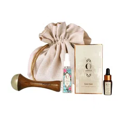 OHRIA AYURVEDA 3 pcs Shrikamya Facial Beauty Oil-Massage Wand & Rose Facial Mist Gift Set-7