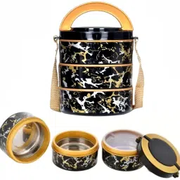 3 Layer Lunch Box 3 Containers Lunch Box-image-5