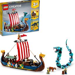 Creator 3-in-1 Viking Ship and the Midgard Serpent (1192 Blocks)-10