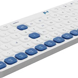 RAPOO E9050L MI White Bluetooth Tenkeyless Multi-device Keyboard Compatible with Desktop, Laptop, Mac image 5