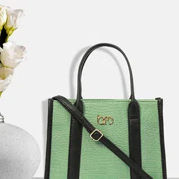 Bagsy Malone Textured Self Design Swagger Handheld Bag-37