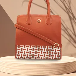 Caprese Textured Structured Handheld Bag-4