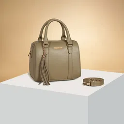 Forever Glam by Pantaloons PU Structured Handheld Bag with Tasselled-40