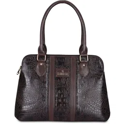 THE CLOWNFISH Textured Structured Handheld Bag-4