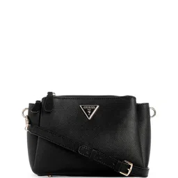 GUESS Colourblocked PU Structured Sling Bag with Tasselled-10