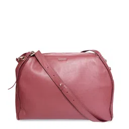 Sassora Leather Structured Shoulder Bag-0