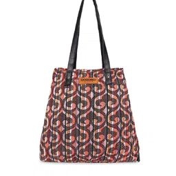 ASTRID Printed Canvas Shopper Tote Bag-34