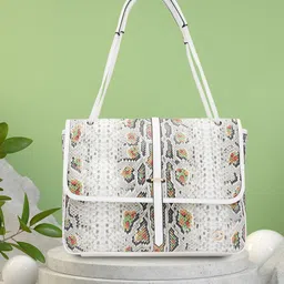 Caprese Women Animal Printed Structured Shoulder Bag-16