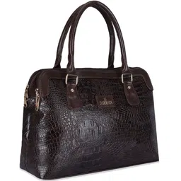 THE CLOWNFISH Textured Structured Handheld Bag image 5