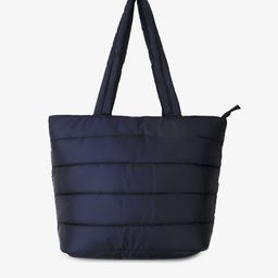 Anekaant Striped Structured Tote Bag With Quilted image 2