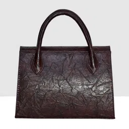 ESBEDA Textured PU Oversized Swagger Handheld Bag with Tasselled image 3