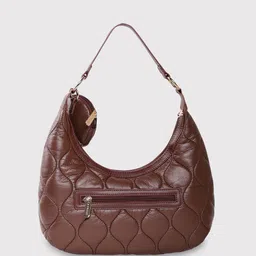Caprese Textured Structured Hobo Bag image 3