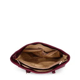 Lavie Red Structured Shoulder Bag with Tasselled image 5