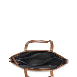 Toteteca Beige Structured Shoulder Bag image 4