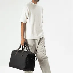 DailyObjects Textured Oversized Shopper Handheld Bag with Tasselled image 2
