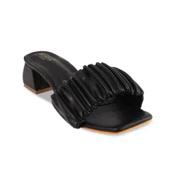 SCENTRA Black Block Sandals-picture-2