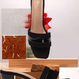 Bella Toes Open Toe Block Heels-10