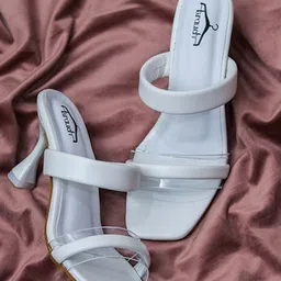Brauch Women White Solid Block Heels-29