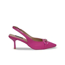 Sherrif Shoes Printed PU Block Pumps with Tassels image 5